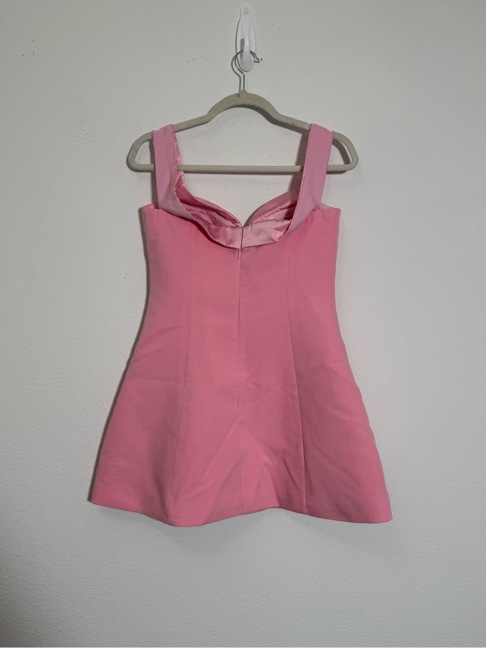 Runaway The Label Ebony Mini Dress Pink Barbiecore Sweetheart A-Line Party NWT - Picture 3 of 7
